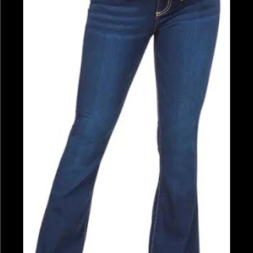 KanCan Women's Dark Blue Boot Cut Jeans